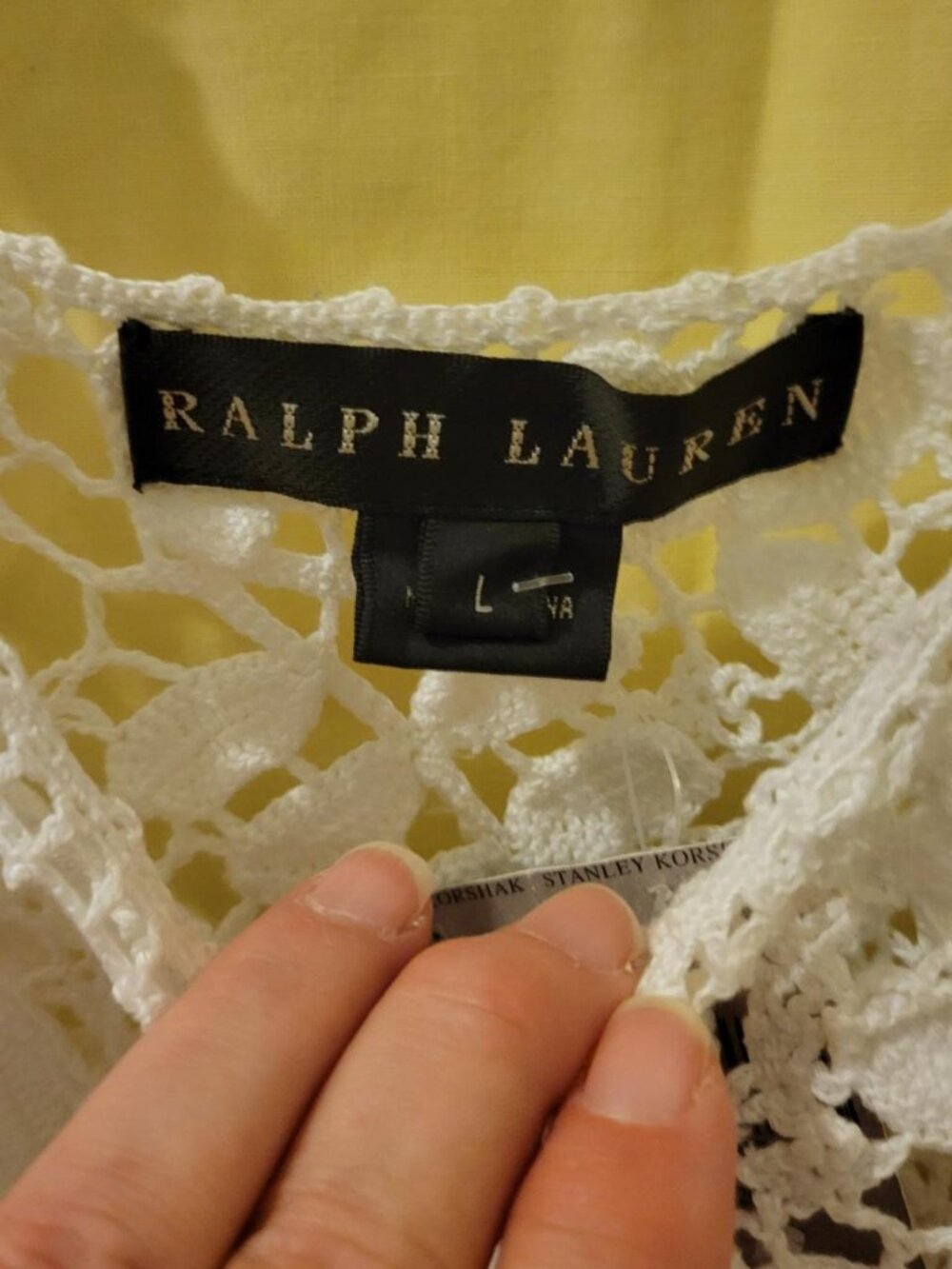 Ralph Lauren Crochet Top - Picture 3 of 4